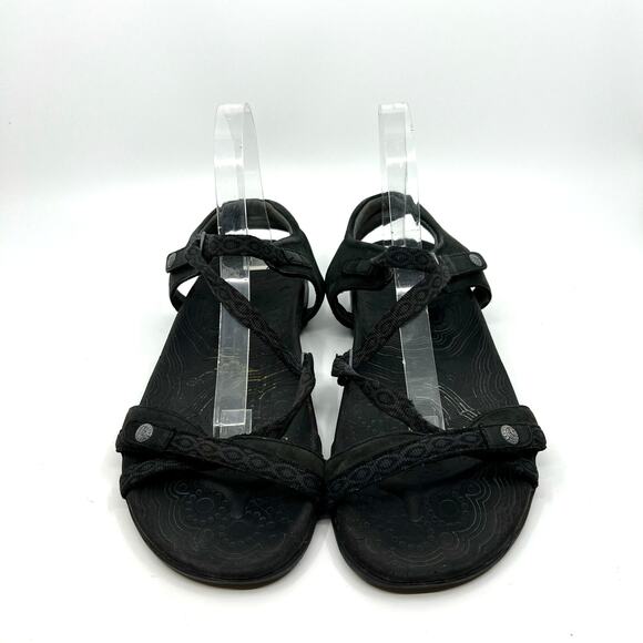 TAOS Black Ankle Strap Sandals Women's 11 US - Picture 4 of 8